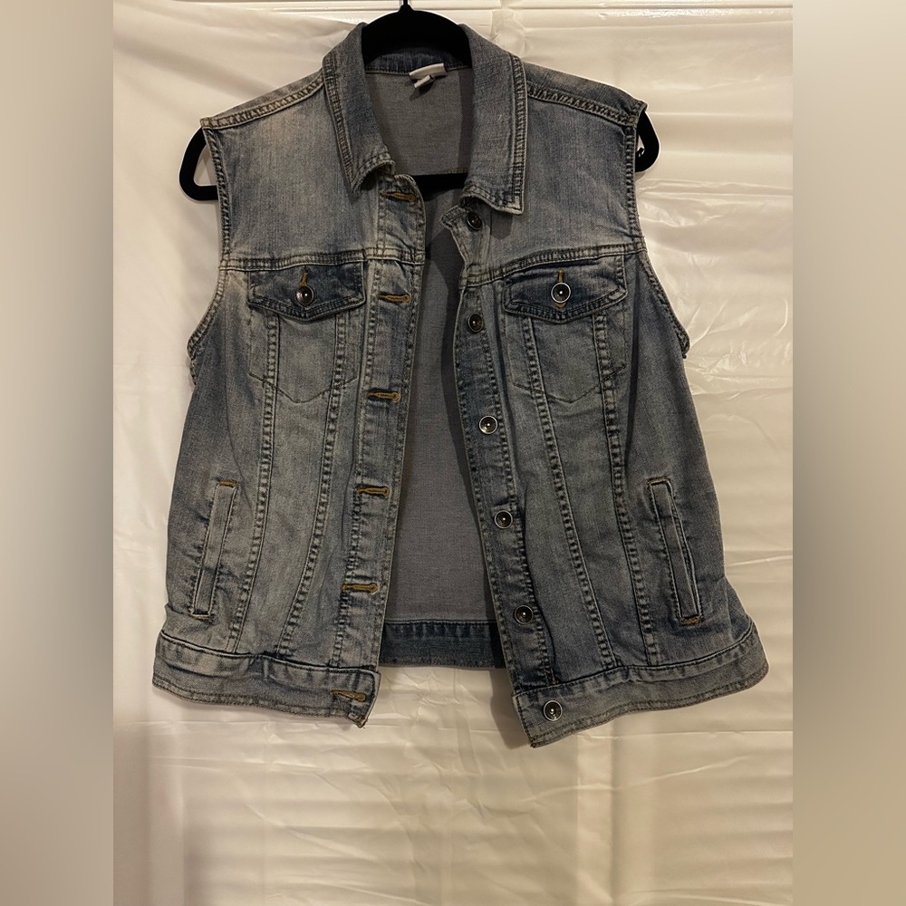 Merona Denim Sleeveless Vest